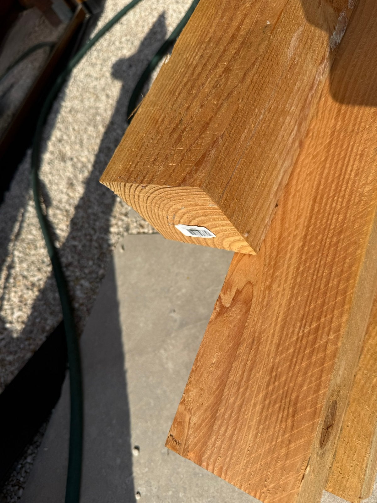 Houten balk 3000x100x100 2 stuks, Ophalen, 50 tot 150 cm, Zo goed als nieuw, 10 m² of meer