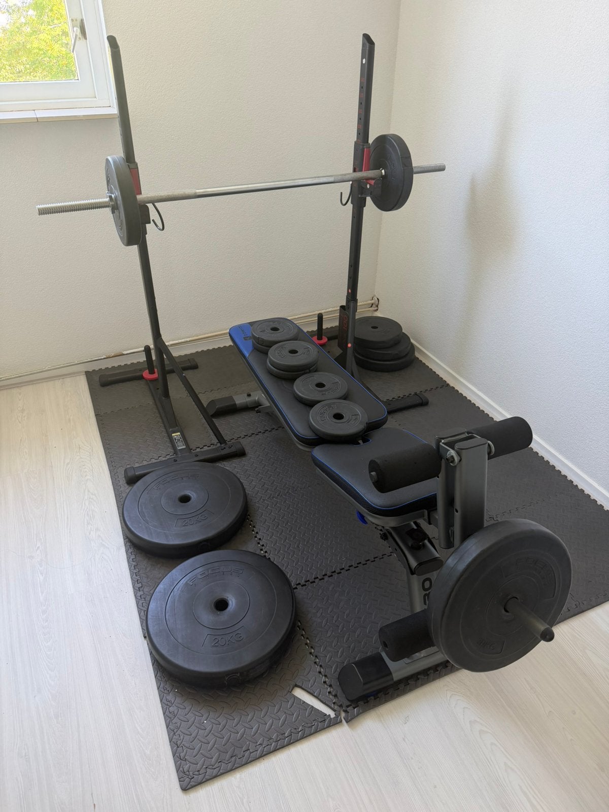 Complete thuisgym – direct klaar voor krachttraining!, Sport en Fitness, Fitnessmaterialen, Ophalen, Zo goed als nieuw, Overige typen