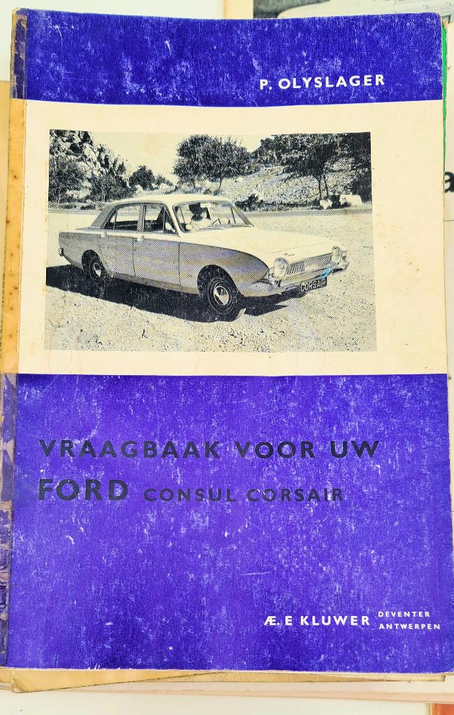 Oldtimer vraagbaak Ford Consul Corsair va 1964, Auto diversen, Handleidingen en Instructieboekjes, Ophalen of Verzenden