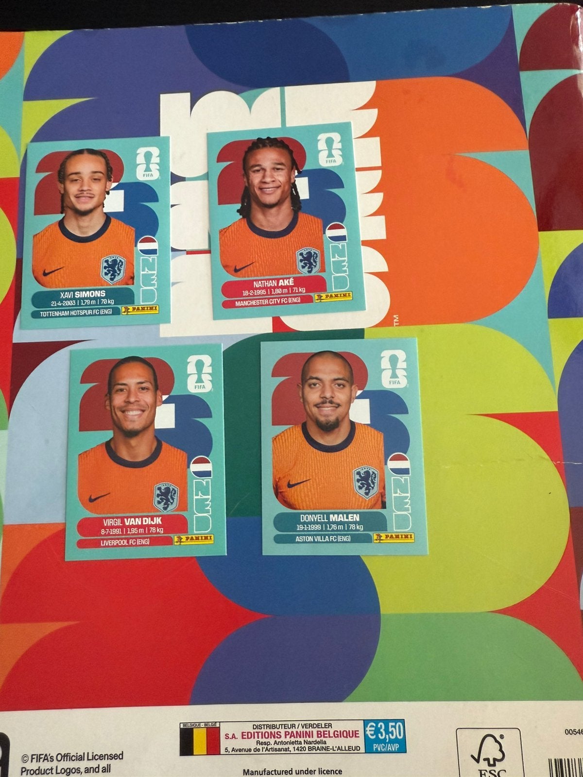 Panini Wk stickers, Ophalen of Verzenden, Zo goed als nieuw