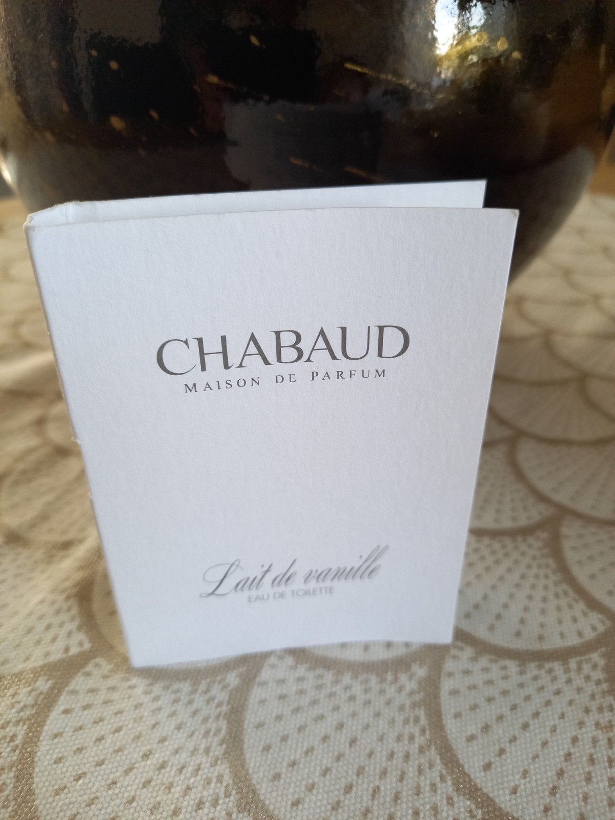 Proefje Lait de Vanille van Chabaud, Ophalen of Verzenden, Nieuw