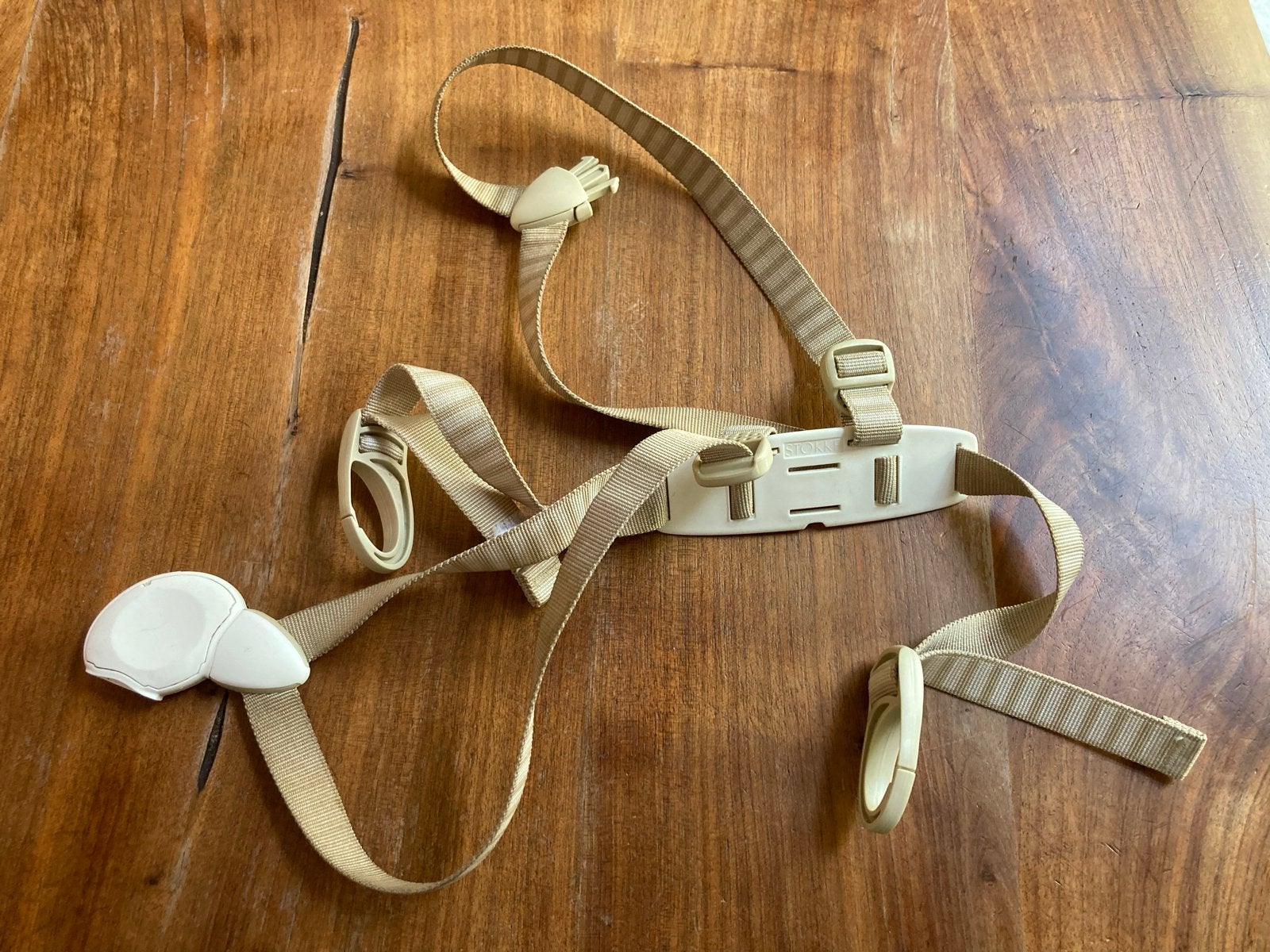 Stokke Tripp Trapp Gordel - Beige, Ophalen of Verzenden, Gebruikt, Overige typen, Gordel(s)