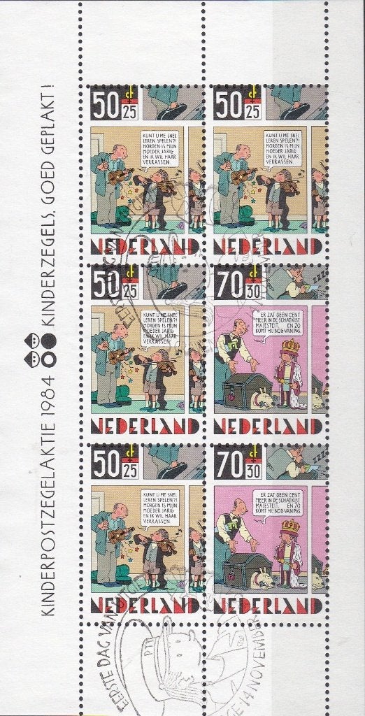 Kinderzegels – gebruikt – NVPH 1320, Ophalen of Verzenden, Na 1940, Gestempeld