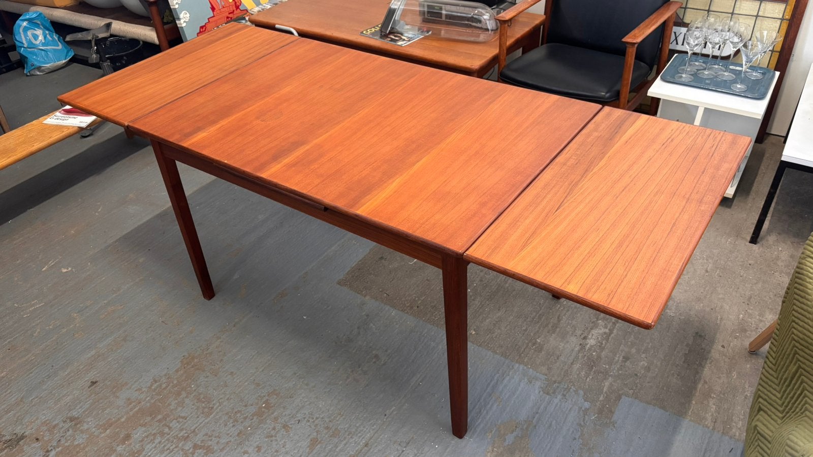 ORANJE SALE Vintage Uitschuifbare Eettafel jaren 70, Ophalen, Gebruikt, ., .