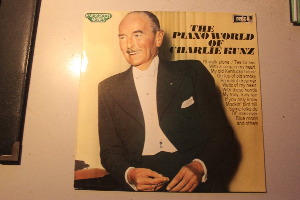 501g - lp - charlie kunz - the piano world of, Ophalen of Verzenden, Gebruikt, 12 inch