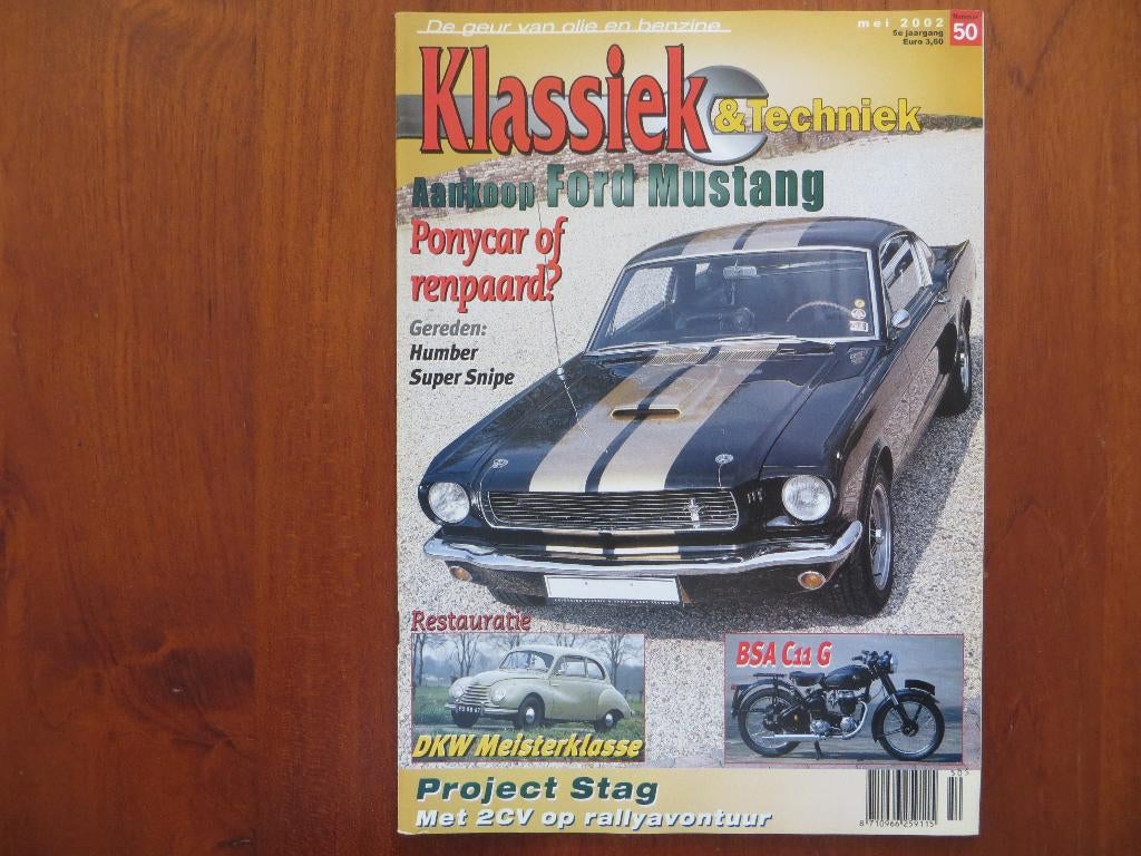 Klassiek & Techniek 50 Ford Mustang, Humber Super Snipe, Ophalen of Verzenden, Nieuw, Ford