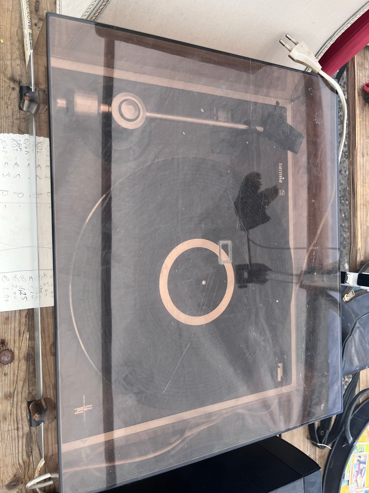 Philips Platenspeler 437 - Vintage Audio LP, Ophalen, Gebruikt, Platenspeler, Philips