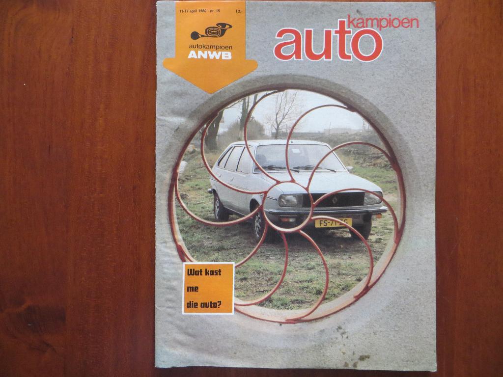 Autokampioen 15 1980 Renault 20 GTD (test), Ophalen of Verzenden, Zo goed als nieuw, Renault