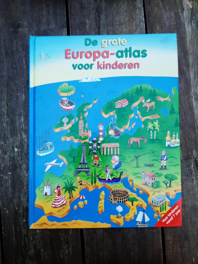 De grote europa atlas voor kinderen boek, Ophalen of Verzenden, Zo goed als nieuw, 1800 tot 2000, Overige atlassen
