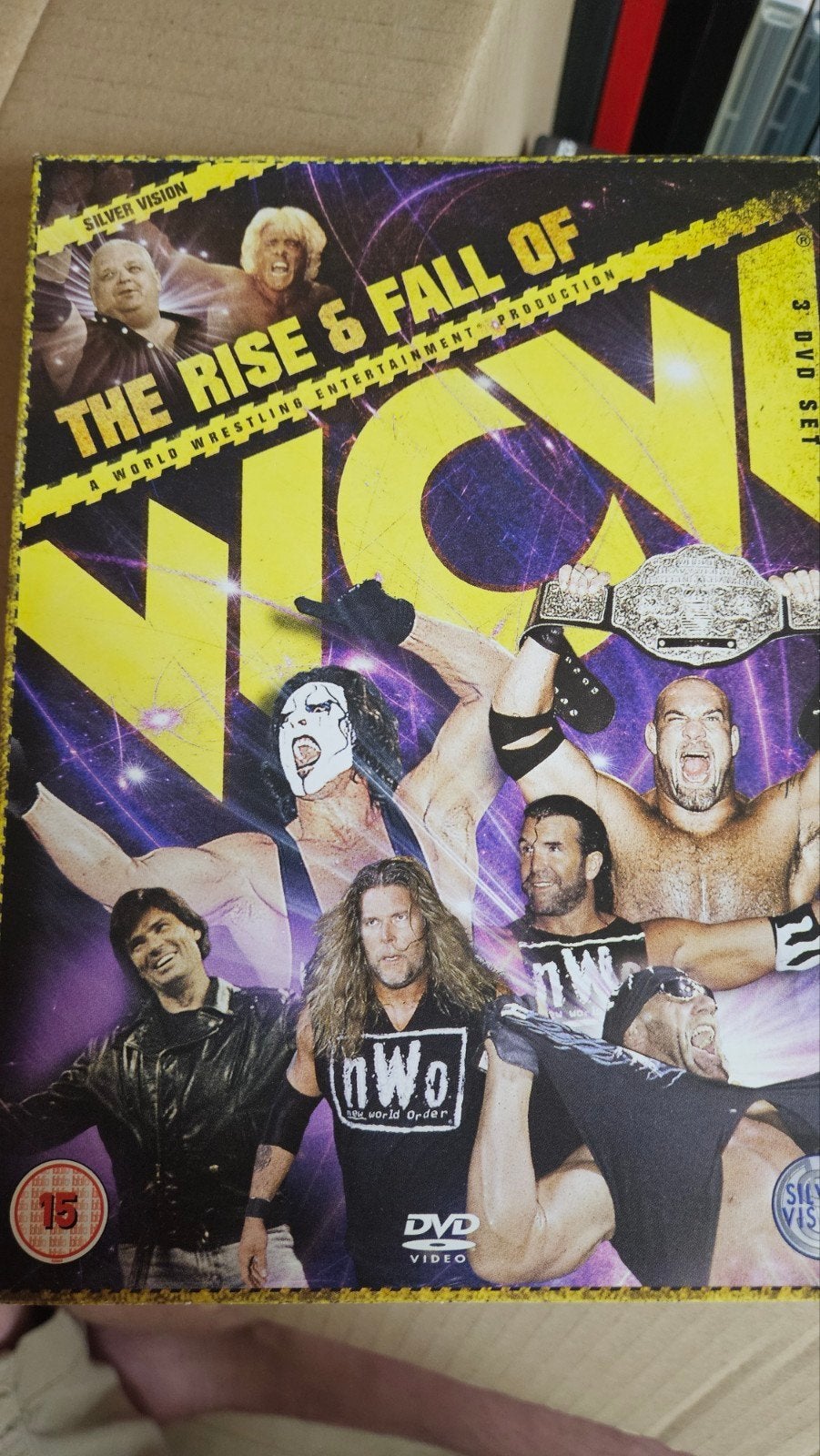 WWE The Rise & Fall of WCW - 3 DVD Set, Ophalen of Verzenden