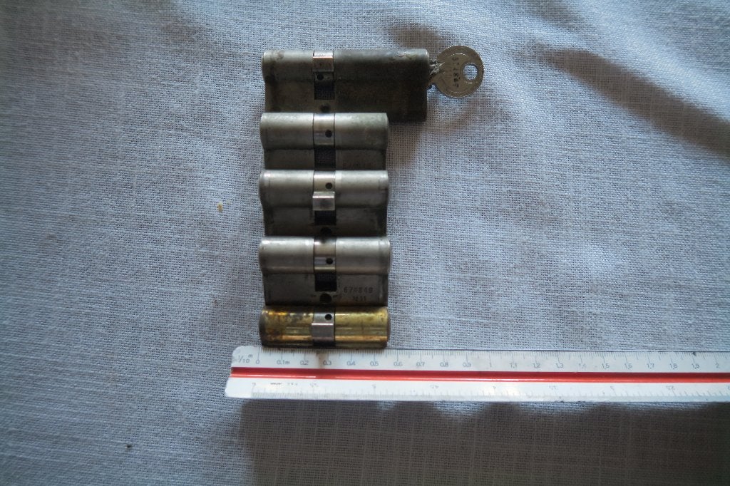 cilinders, Ophalen of Verzenden, Gebruikt, Chroom, Slot