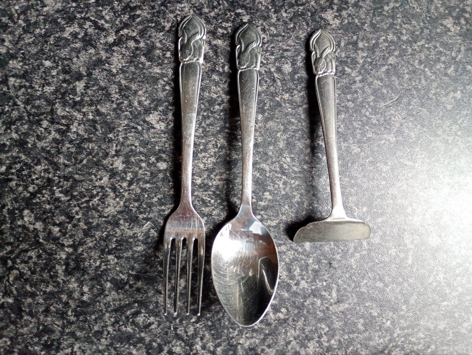 Vintage Gero Zilmeta Bestekset - Vork, Lepel, schuivertje, Antiek en Kunst, Ophalen of Verzenden