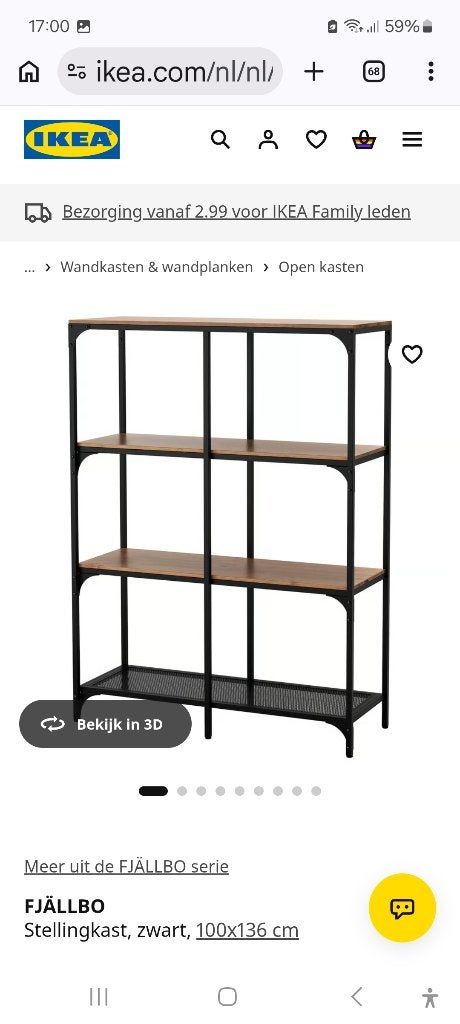 Stellingkast, Huis en Inrichting, Ophalen, Zo goed als nieuw