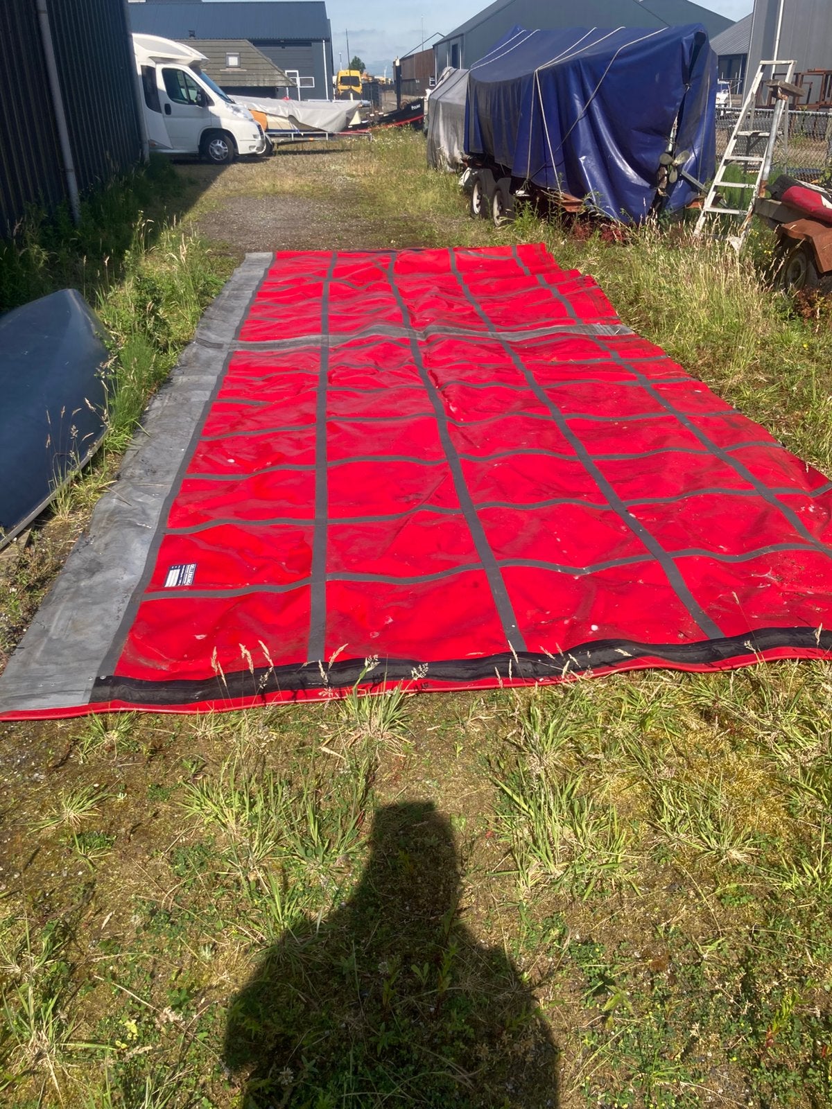 Dekzeilen, zware kwaliteit, Ophalen, Gebruikt, Minder dan 15 m²