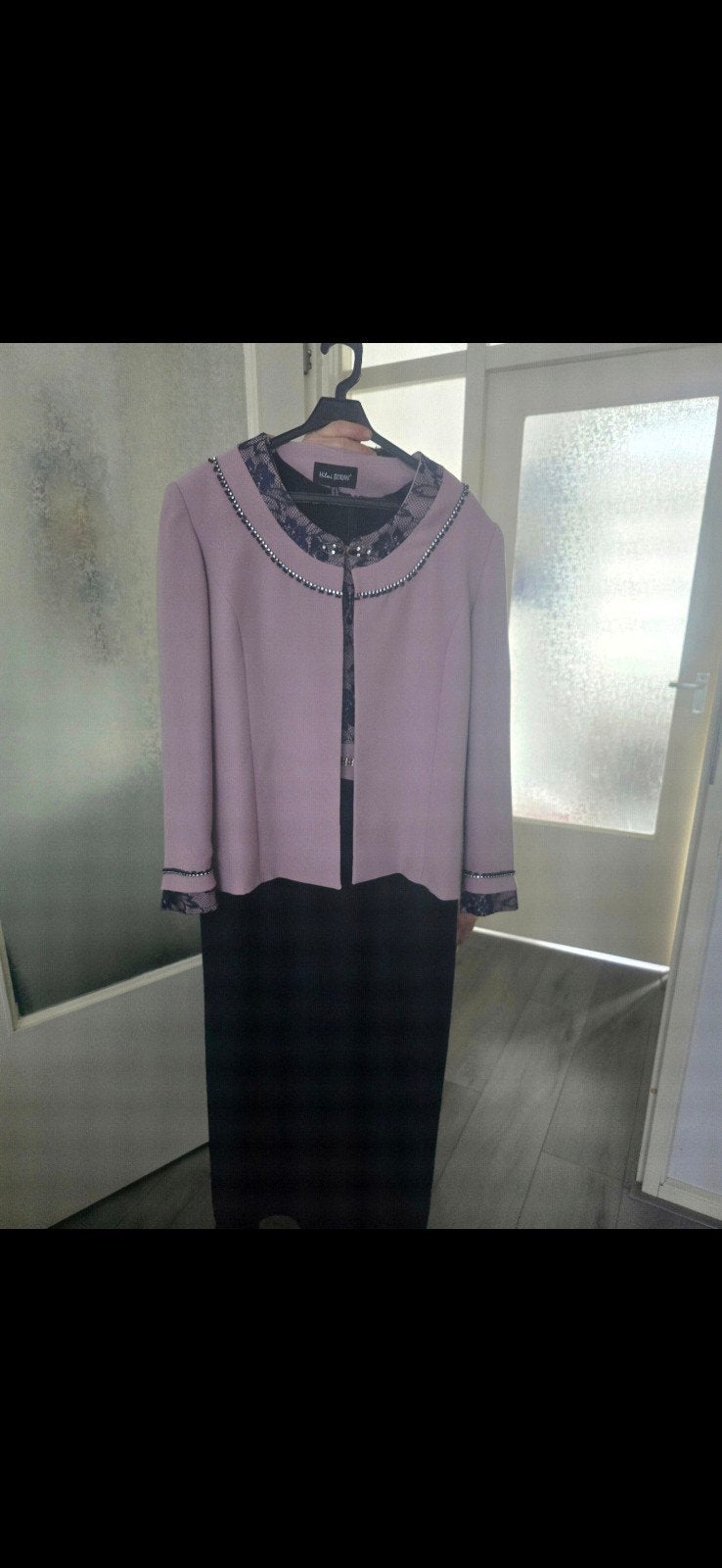 dames set (2 delig) maat 52, Ophalen of Verzenden, Nieuw, Maat 46/48 (XL) of groter, Blauw