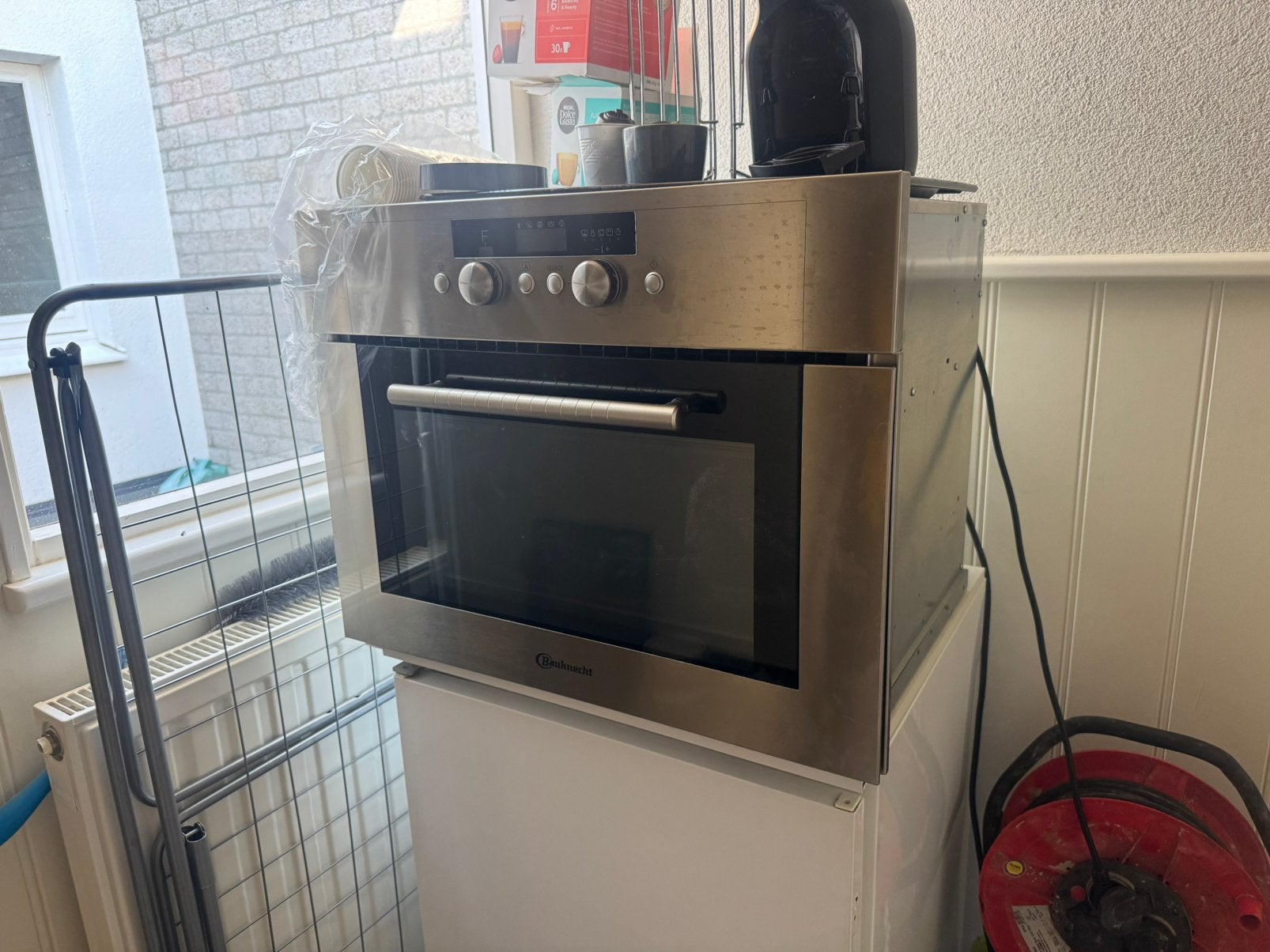 Gratis ophalen: Oven - Magnetron bauknecht, Ophalen, 45 tot 50 cm, Bauknecht, Gebruikt
