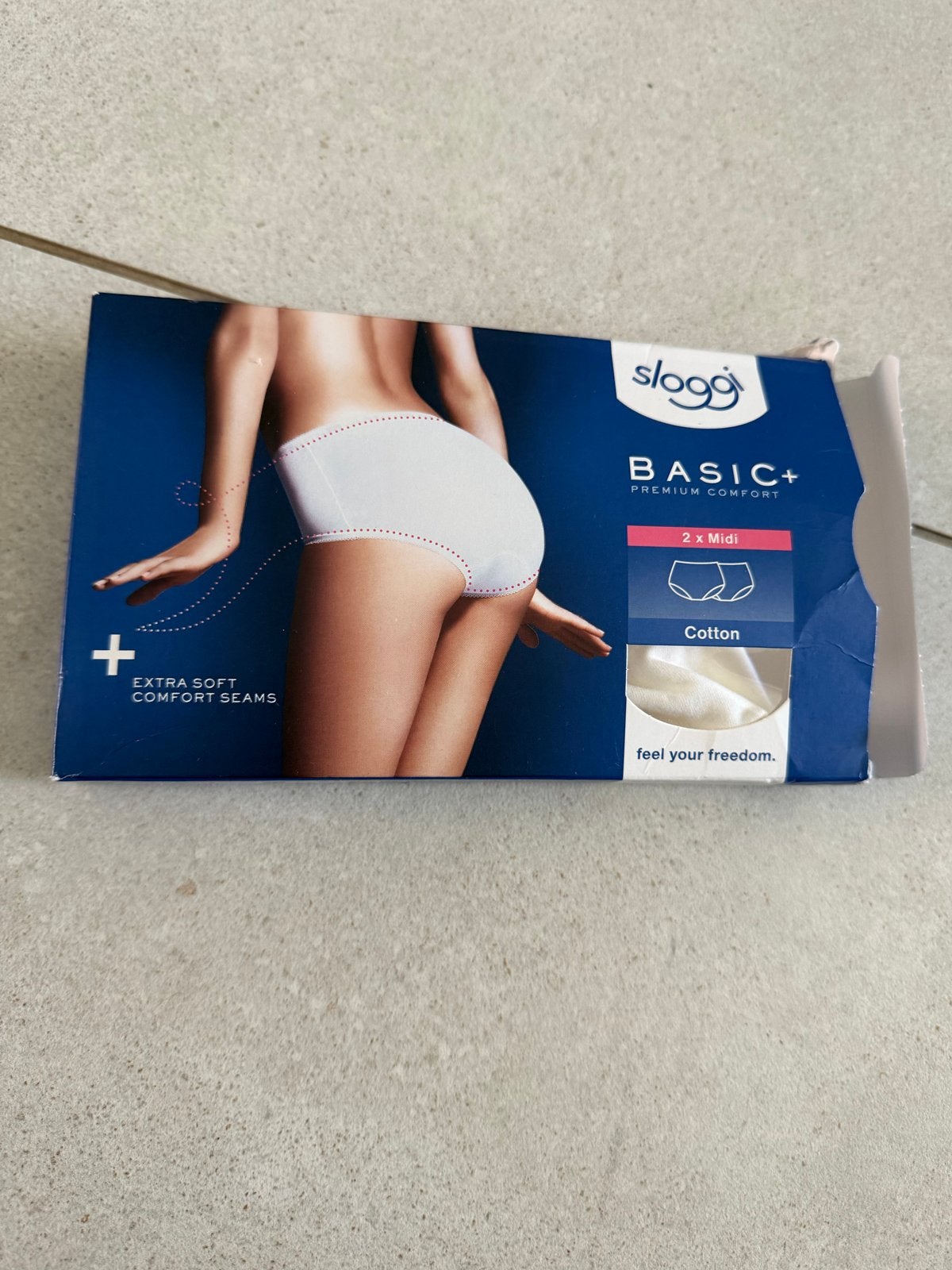 Sloggi Basic+ Midi slips - 2 stuks - Wit - Maat 42, Ophalen of Verzenden, Wit, Slip