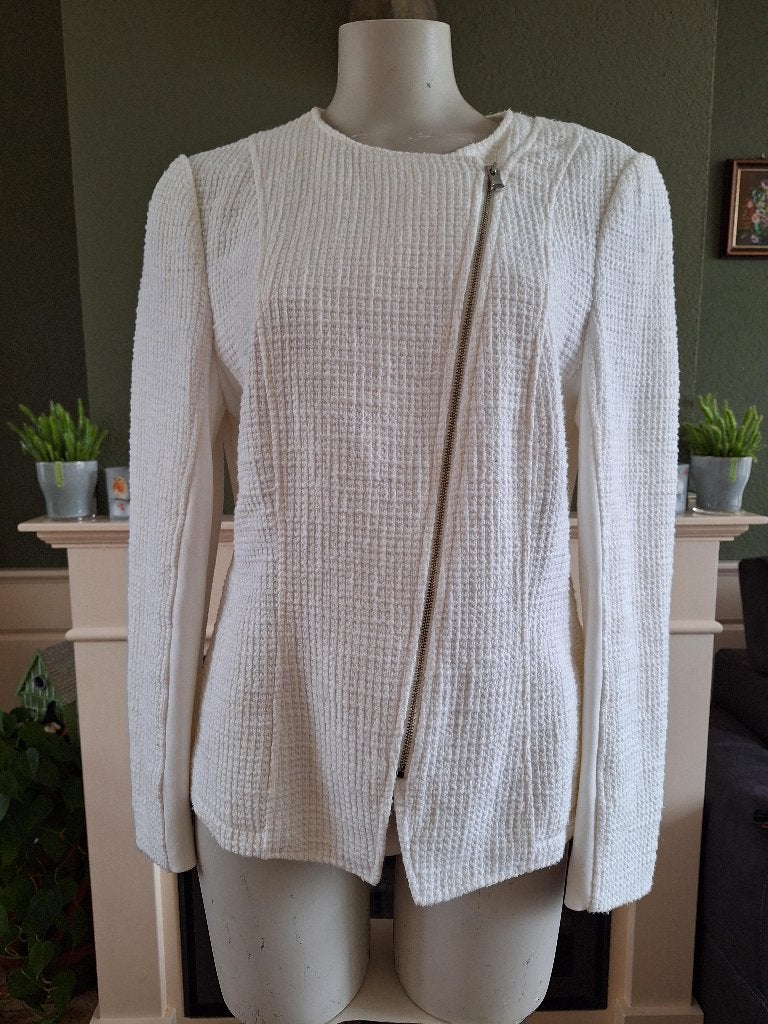 Gerry Weber prachtig wit jasje blazer 40 M in topstaat, Maat 38/40 (M), Verzenden, Wit, Zo goed als nieuw