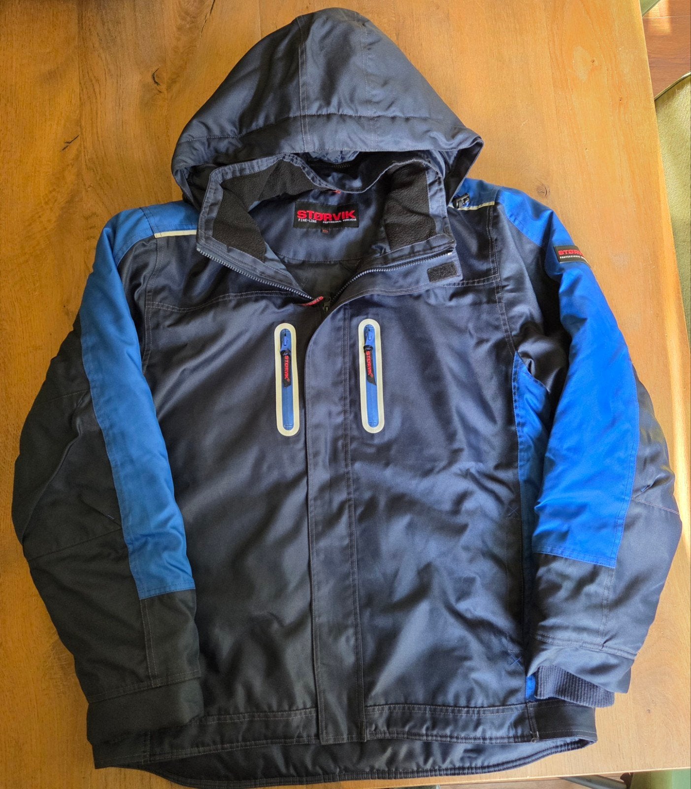 Storvik Werkjas Maat 4XL - Zo goed als nieuw, Blauw, Storvik, Overige maten, Ophalen of Verzenden