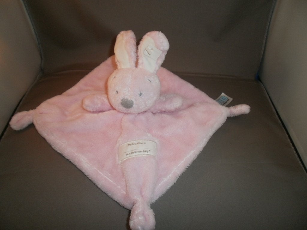 vib konijn roze doek witte binnenkant oren grijze neus en, Overige merken, Met geluid, Ophalen of Verzenden, Roze