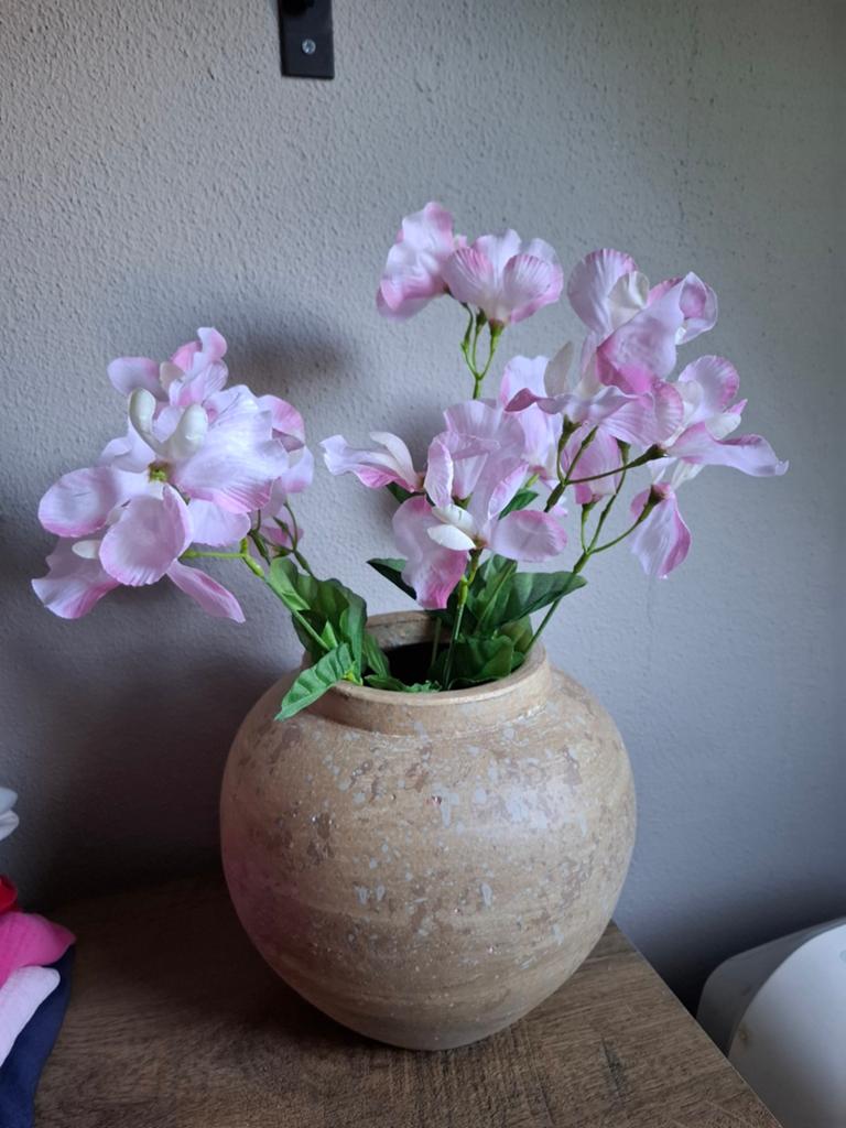 Kunstbloemen - Roze/Wit, Ophalen of Verzenden, Nieuw, Kunstbloem
