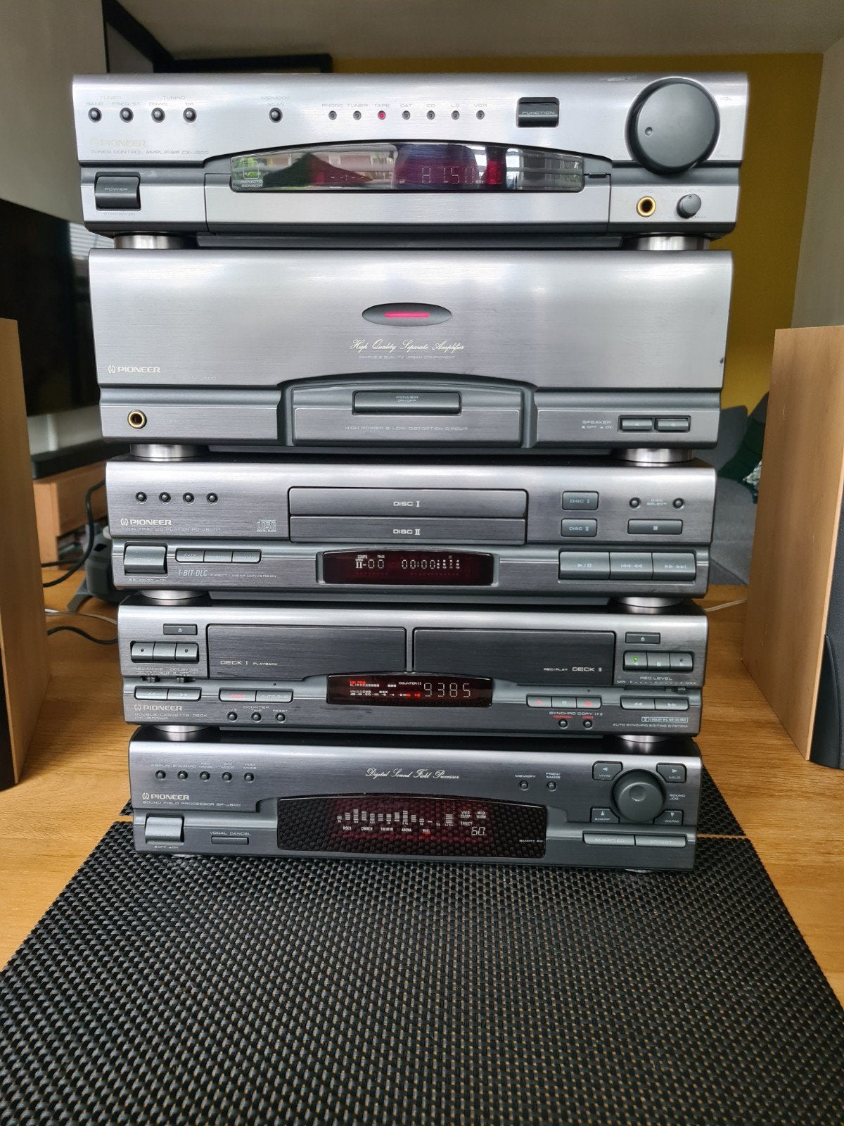 Nette Pioneer stereoset met aandachtspunten, Ophalen, Cassettedeck, Pioneer, Losse componenten
