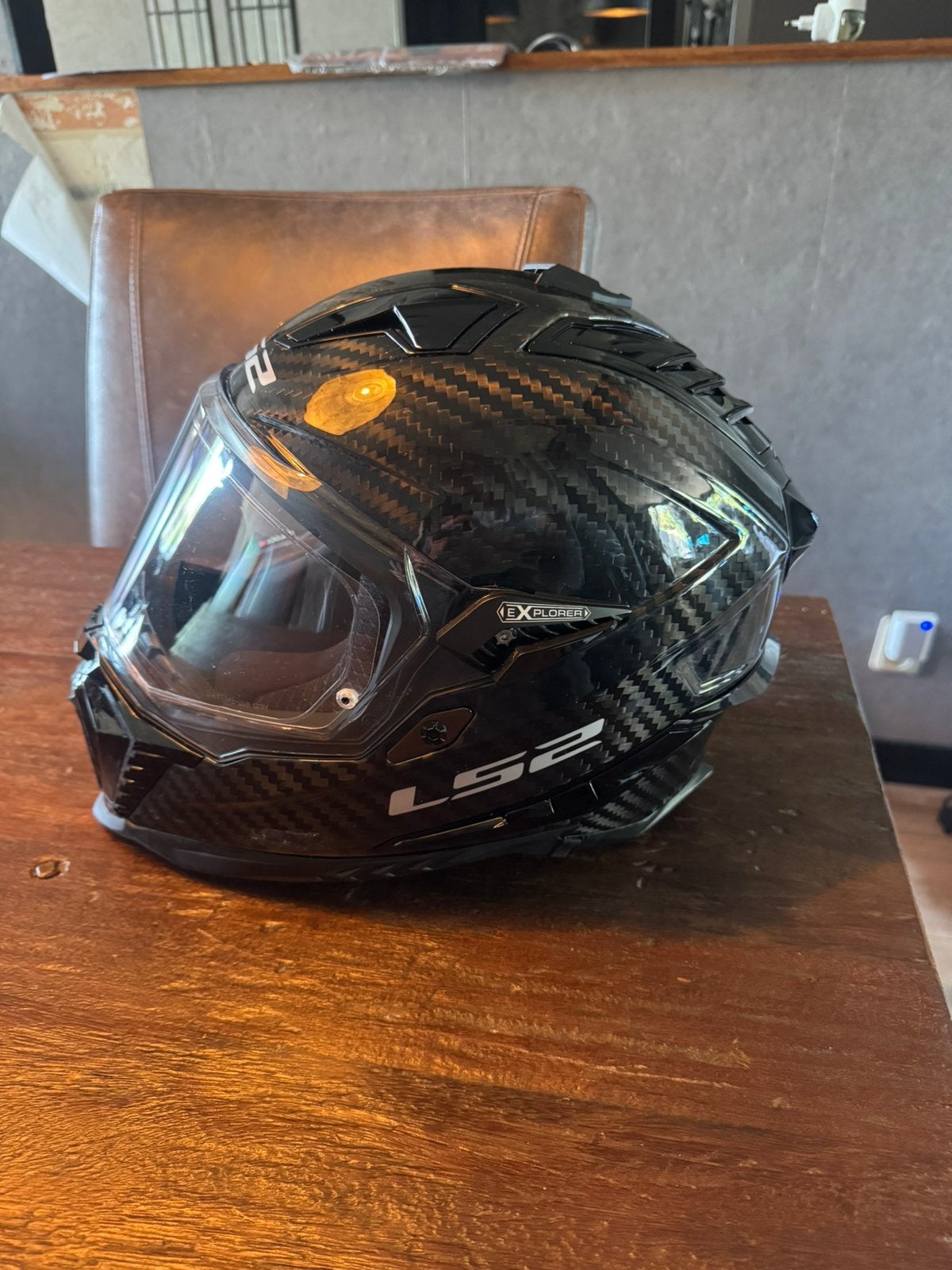 LS2 MX701 EXPLORER CARBON, Motoren, Integraalhelm, L, Tweedehands, Ophalen