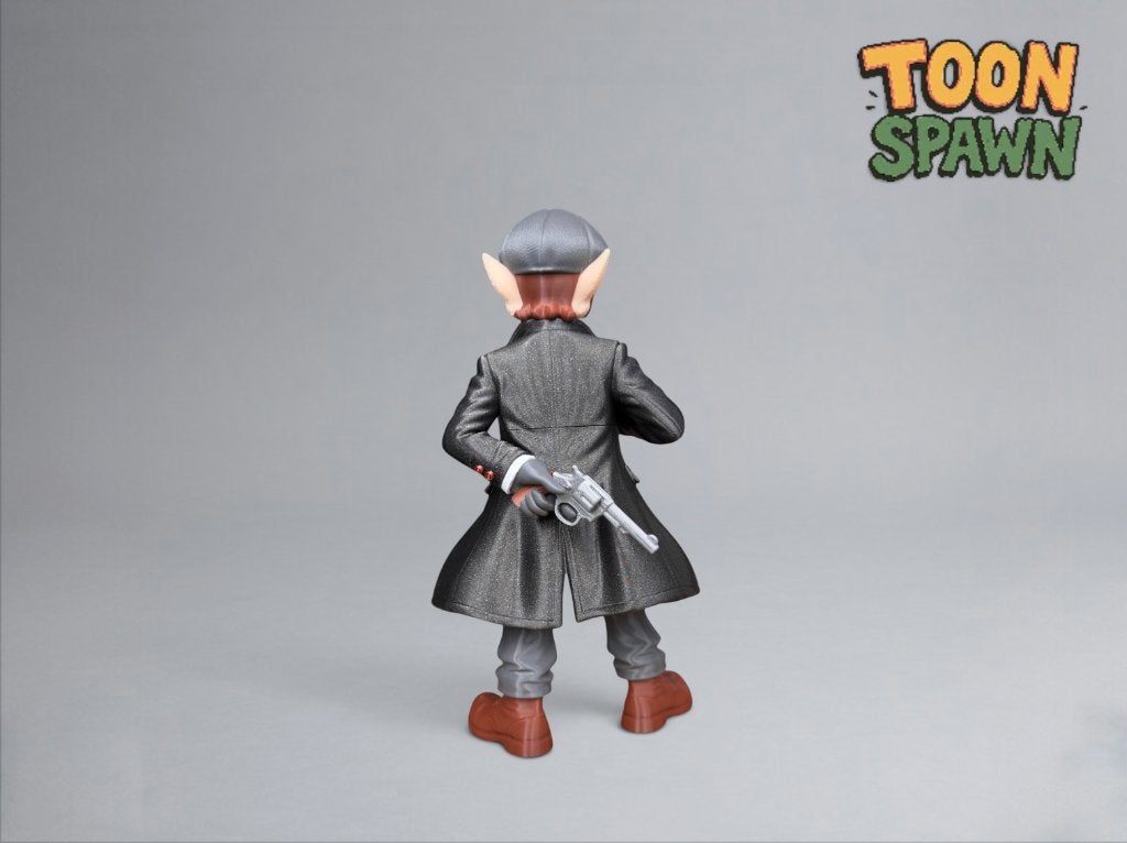 Waluigi Peaky Blinders – 31,5 cm – Shelby‑Style Collectible, Ophalen of Verzenden, Nieuw, Overige typen