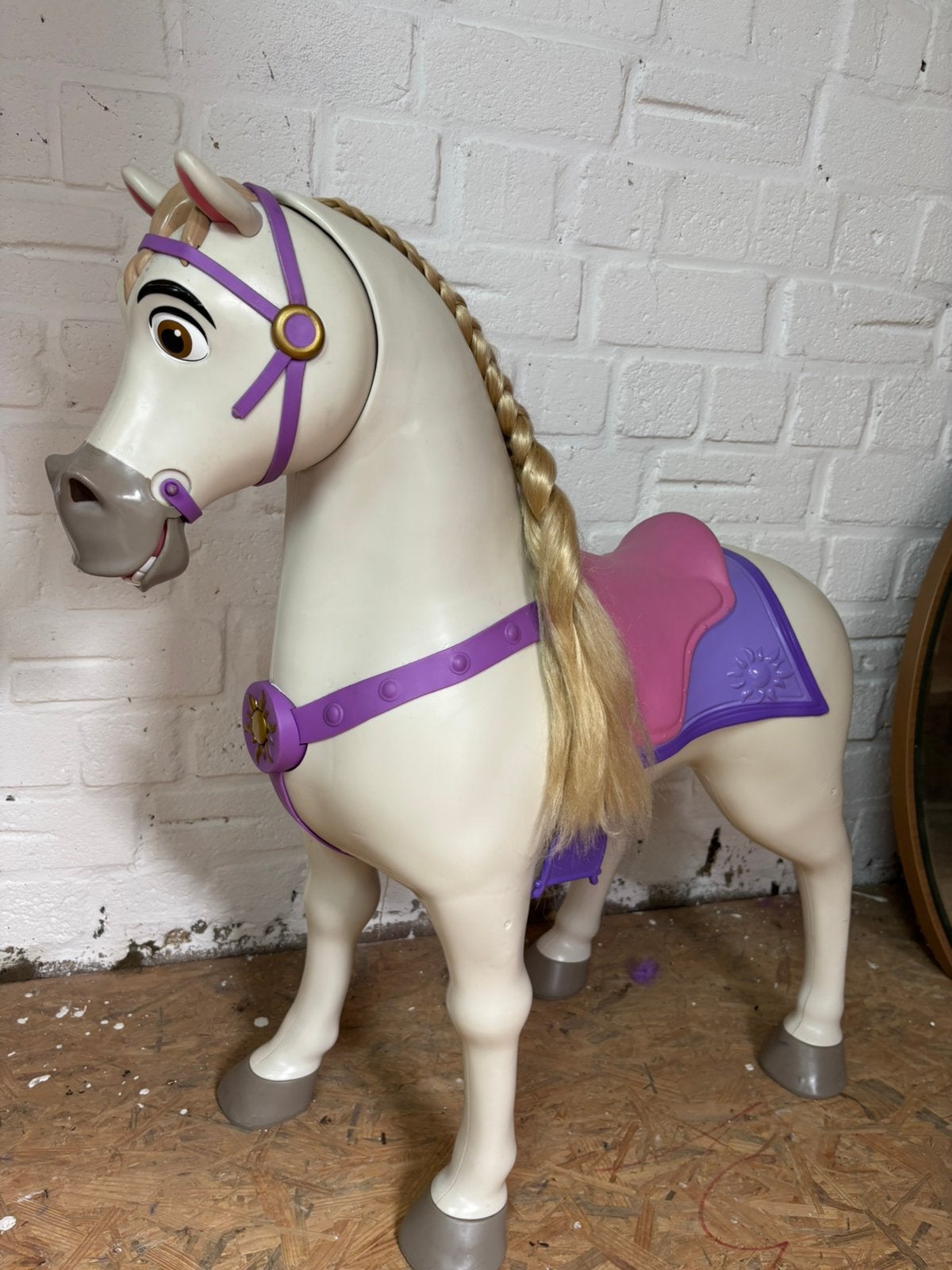 Paard maximus van rapunzel, Kinderen en Baby's, Ophalen of Verzenden, Gebruikt, Overige typen