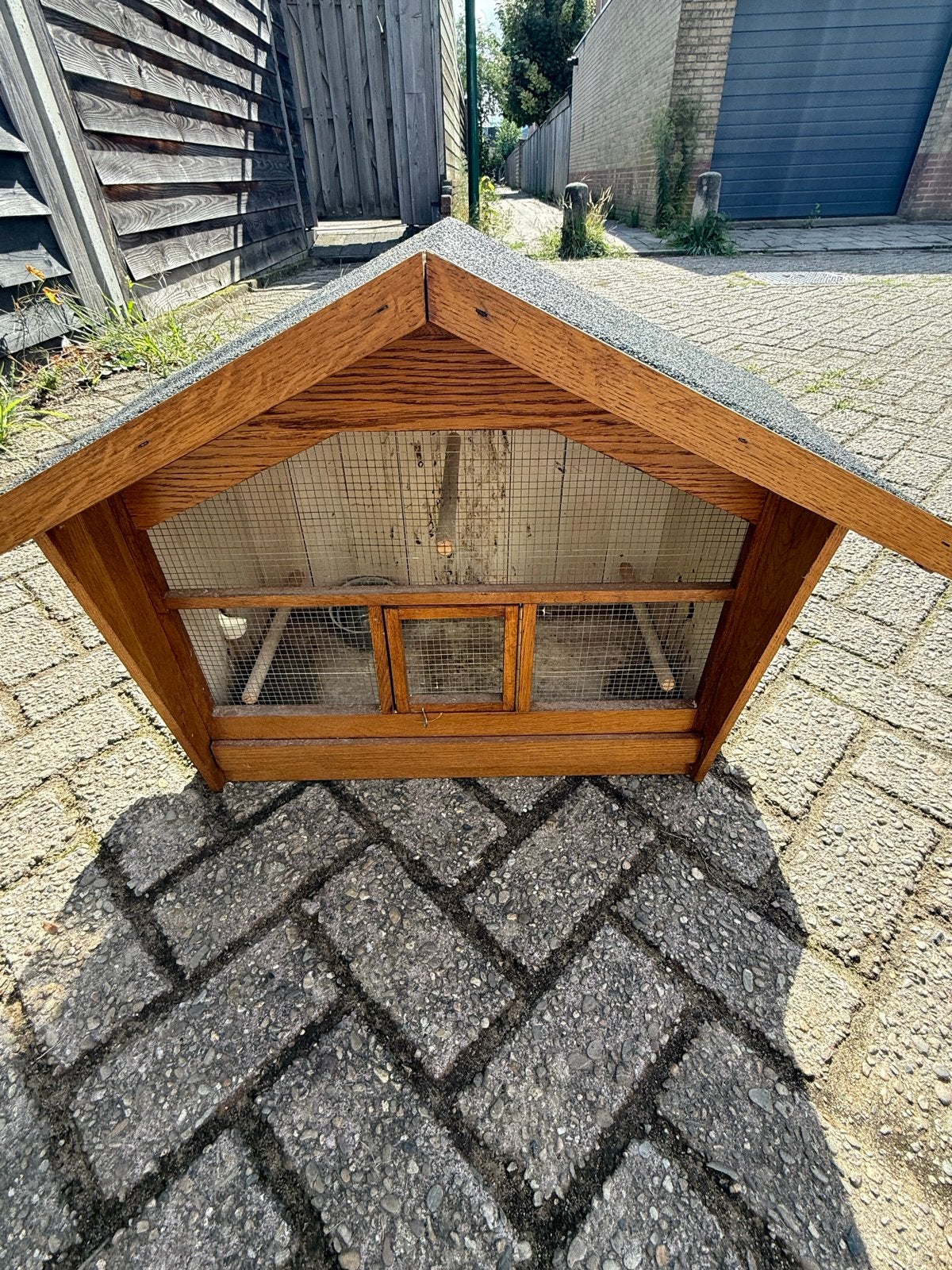 Te koop mooi vogel hokje, Ophalen, Gebruikt, Hout, Vogelkooi