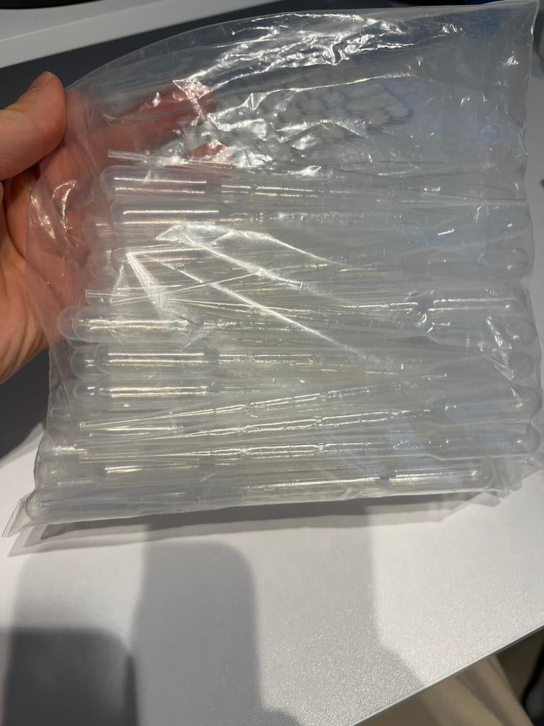 Plastic pipet 3ml, Ophalen of Verzenden, Nieuw
