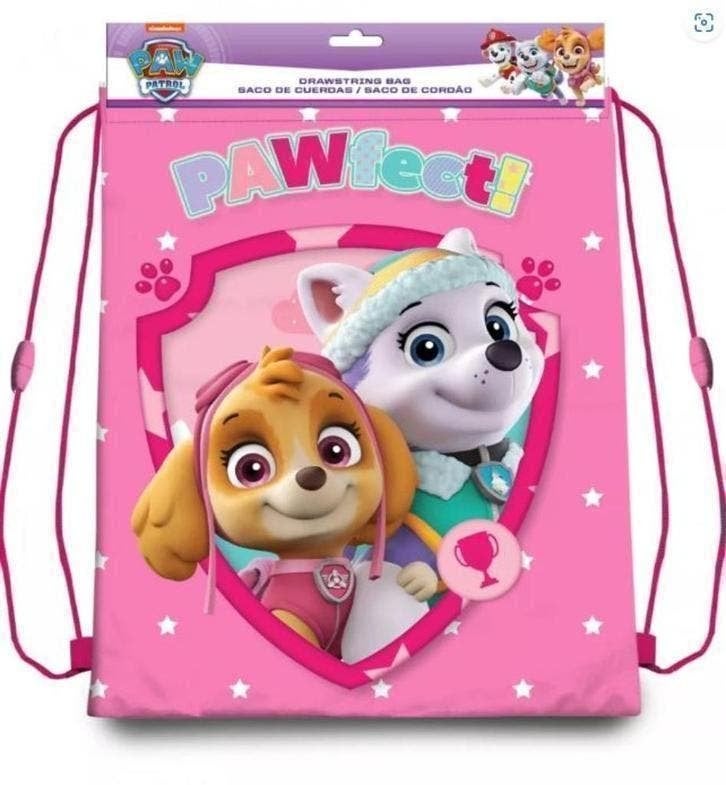 Paw Patrol Gymtas / Zwemtas / Sporttas / Rugtas - Roze, Overige merken, 25 tot 40 cm, Nieuw, Ophalen of Verzenden