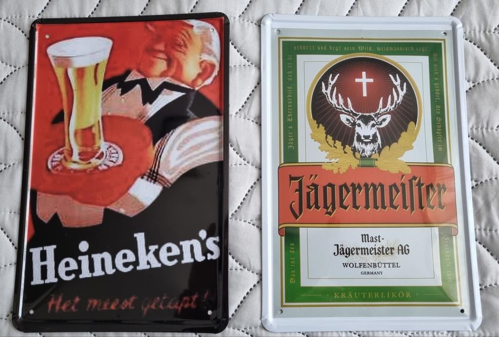 reclame wandborden, Verzamelen, Ophalen of Verzenden, Zo goed als nieuw, Reclamebord