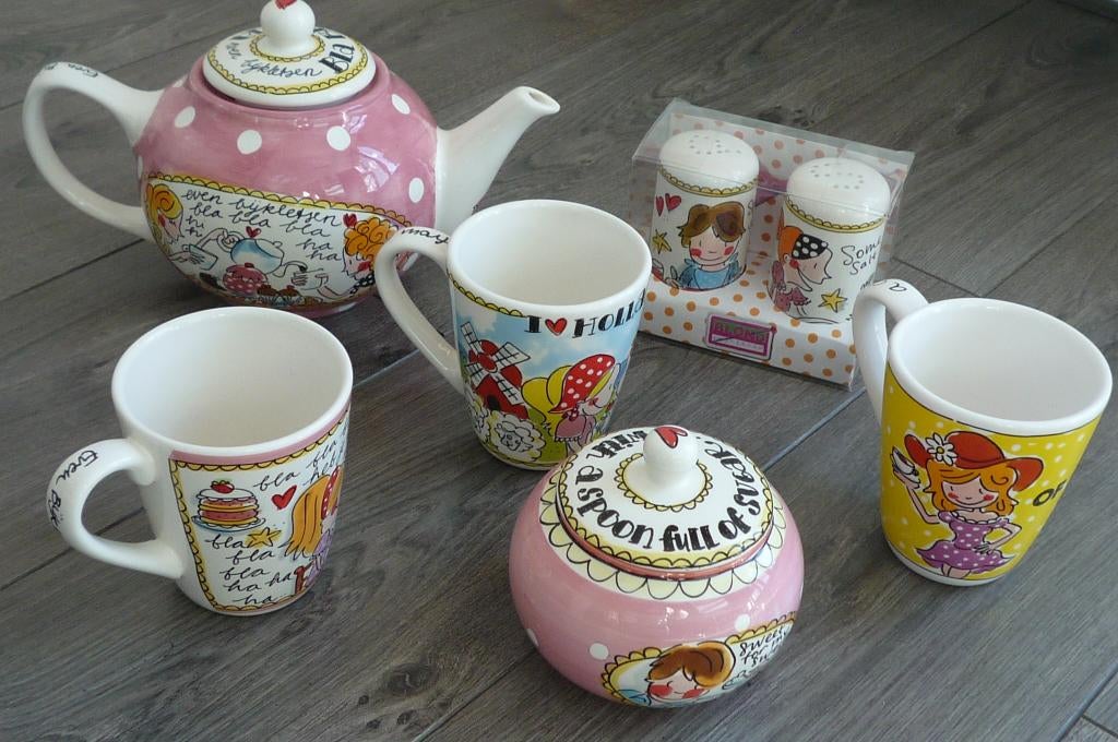 Incompleet servies Amsterdam Blond, Huis en Inrichting, Keuken | Servies, Ophalen, Blond Amsterdam, Zo goed als nieuw, Kop(pen) en/of Schotel(s)