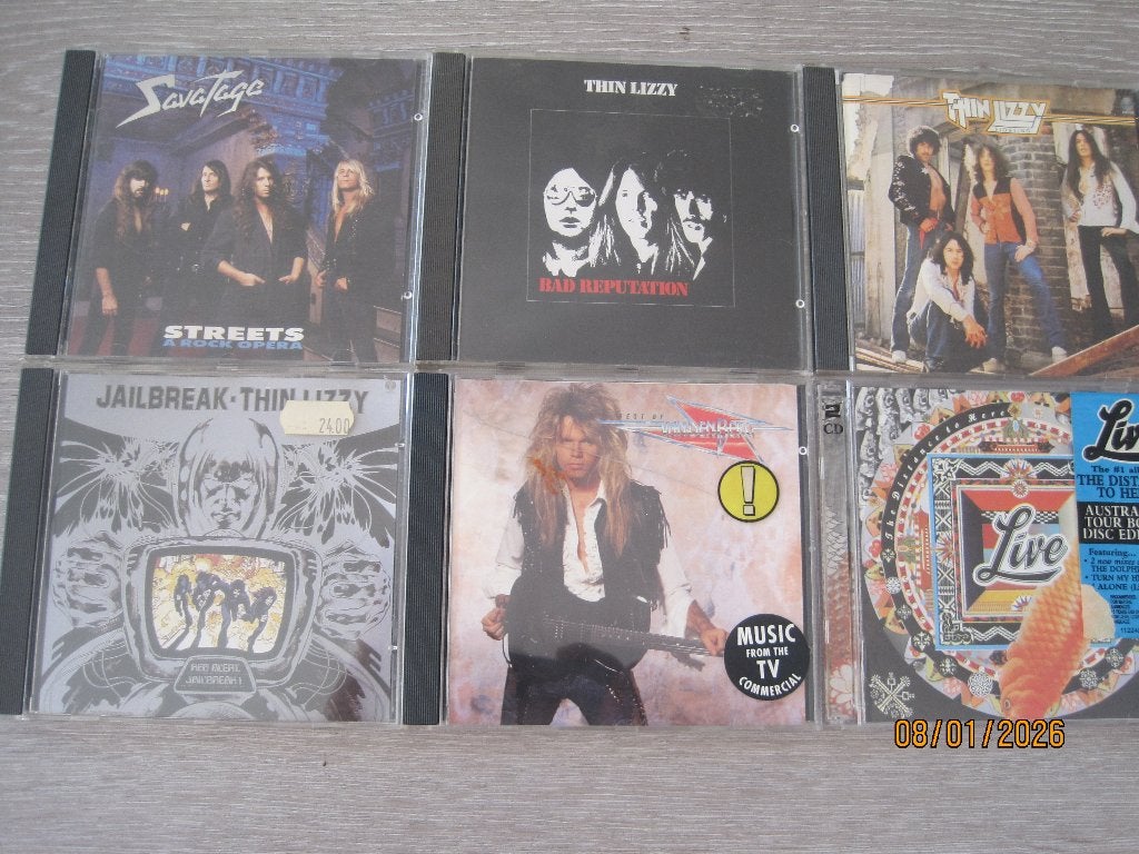 Thin Lizzy - Savatage - Vandenberg - Live, Gebruikt, Hard Rock, Inclusief doosje, Ophalen of Verzenden