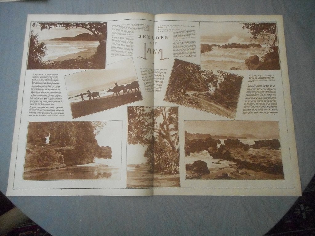 Indië. Beelden uit Java. 1929., Ophalen of Verzenden, 1920 tot 1940, Buitenland, Knipsel(s)