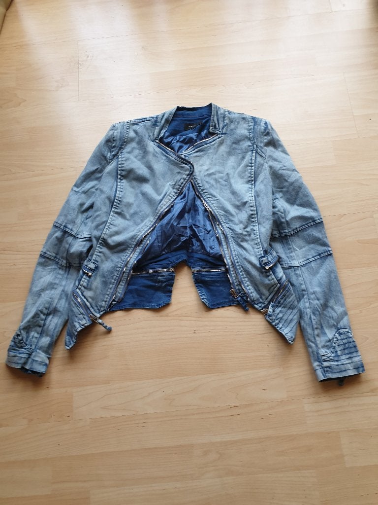 Spijkerjasje, Verzenden, Zo goed als nieuw, Maat 36 (S), Blauw