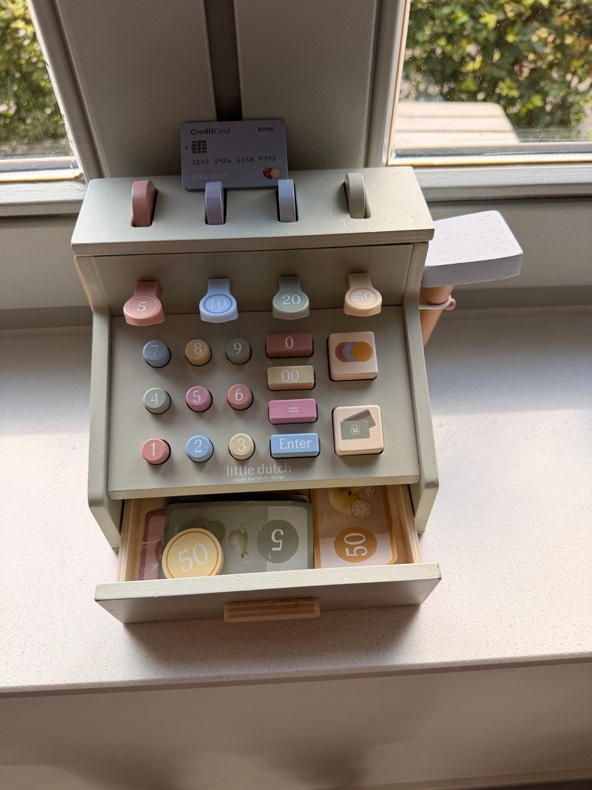 Little Dutch Houten Kassa met accessoires, Kinderen en Baby's, Ophalen, Zo goed als nieuw, Jongen of Meisje
