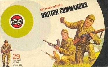 Airfix Commandos, Hobby en Vrije tijd, Modelbouw | Figuren en Diorama's, Zo goed als nieuw, Figuur of Figuren, Groter dan 1:35