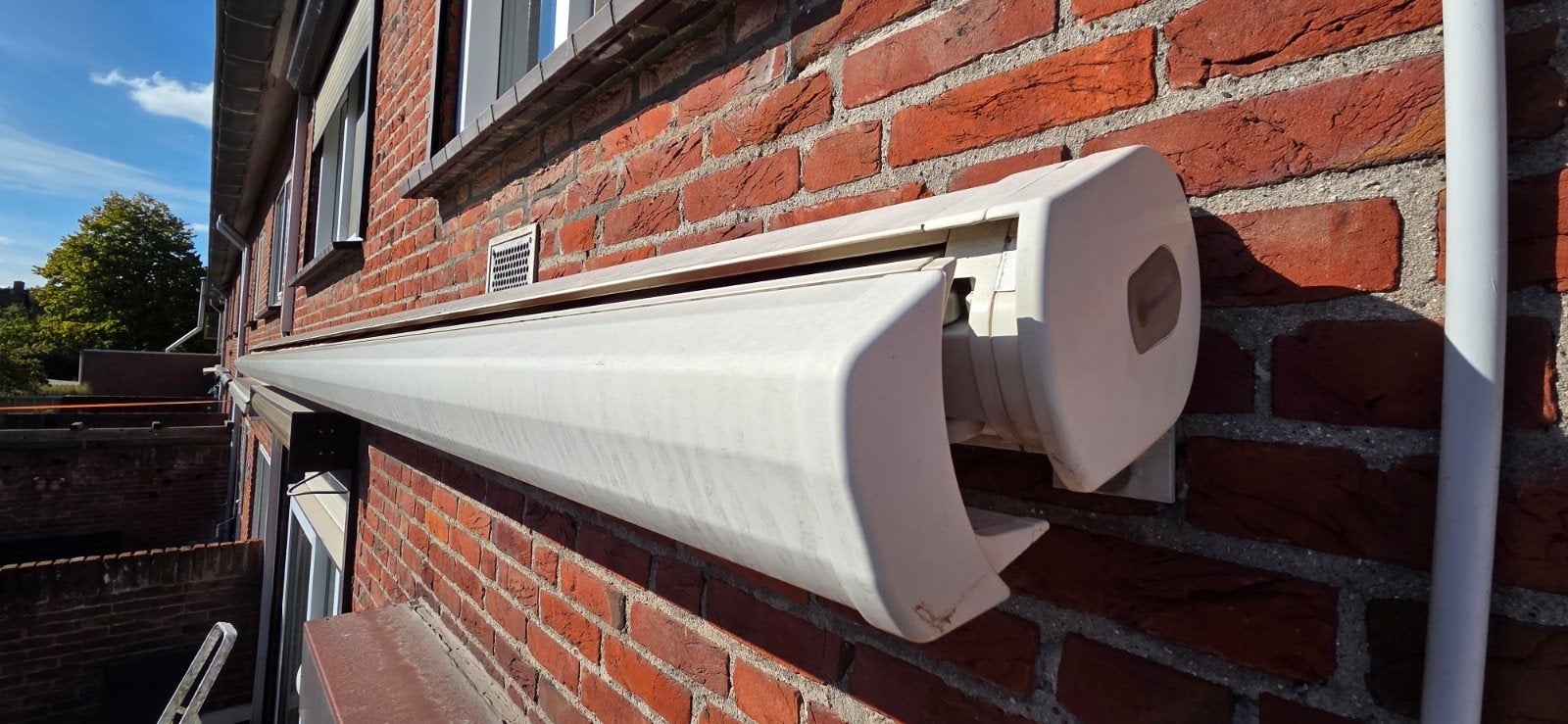 elektrisch sunmaster zonnescherm, Tuin en Terras, Ophalen, Gebruikt, 450 cm of meer, Elektrisch