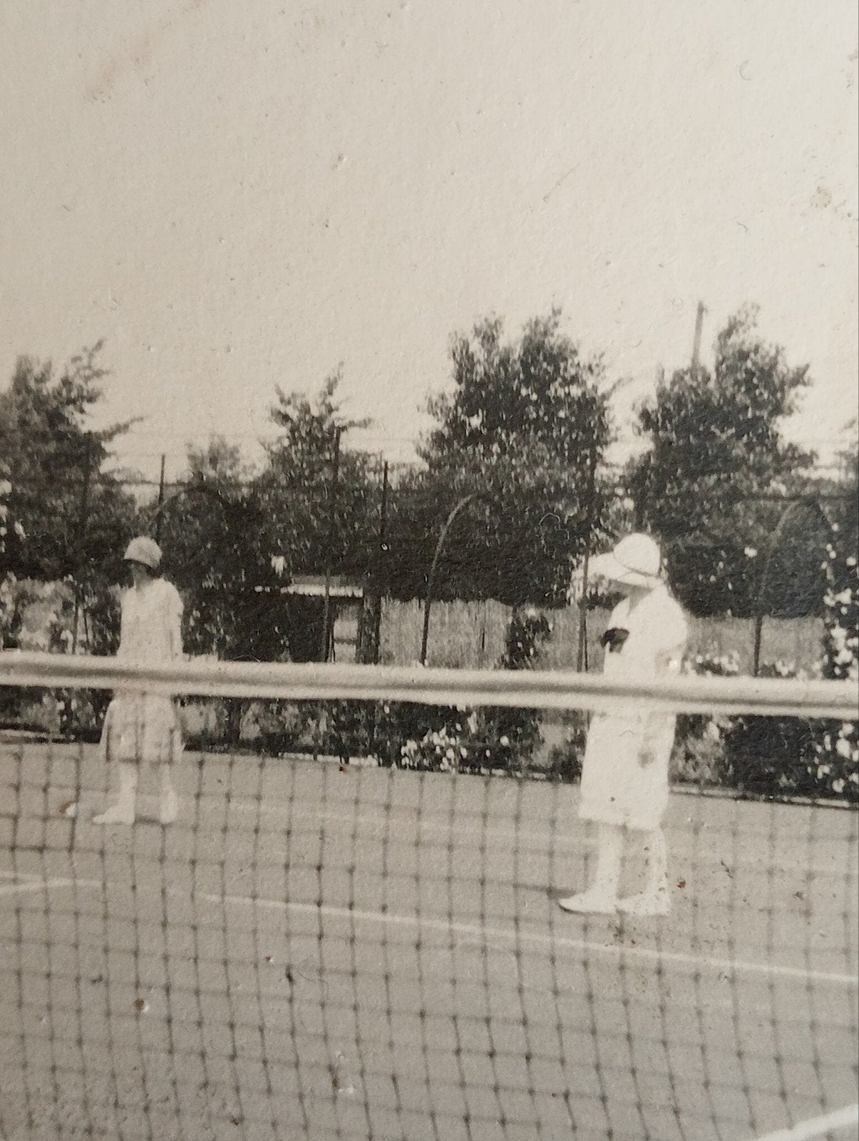 Zeer oude tennis foto, Ophalen of Verzenden, Voor 1940, Gebruikt
