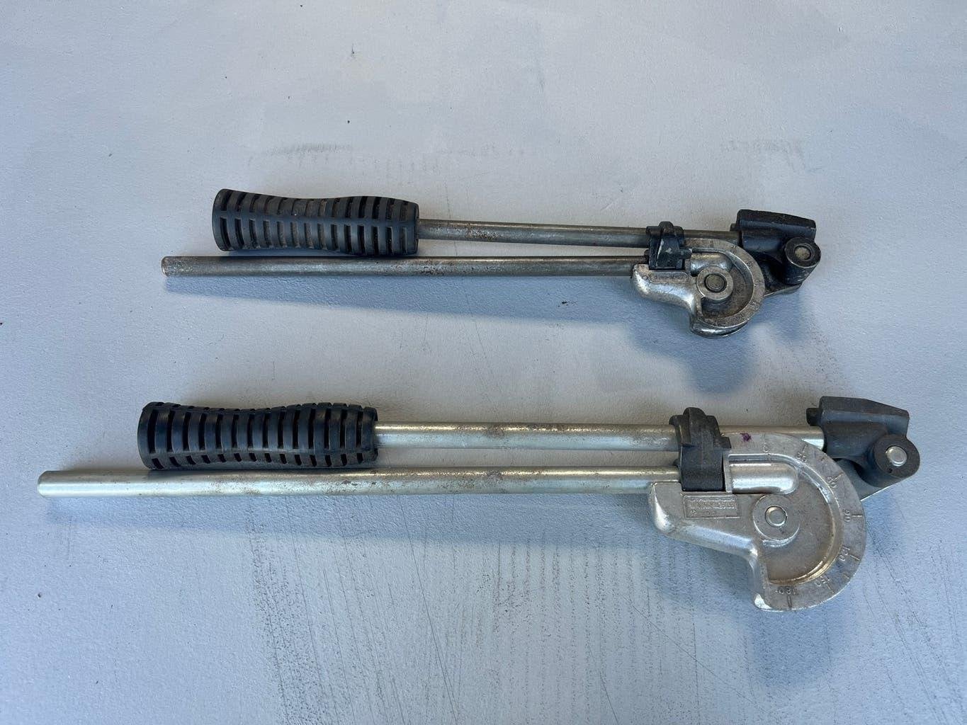 Rothenberger Pijpenbuigers / Buigtangen - 12mm & 8mm (5/16"), Ophalen of Verzenden, Gebruikt, Overige typen, Overige merken