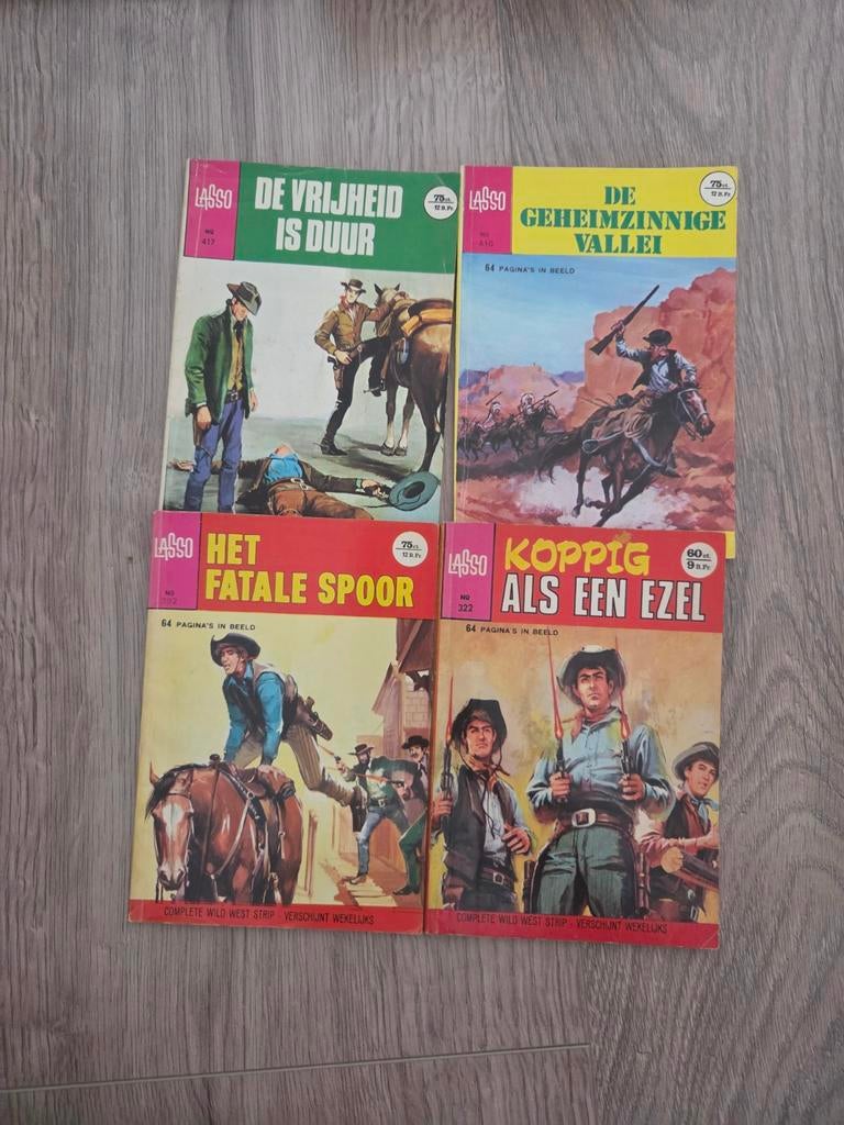 Lasso stripboeken - 4 stuks, Boeken, Meerdere stripboeken, Ophalen of Verzenden, Gelezen