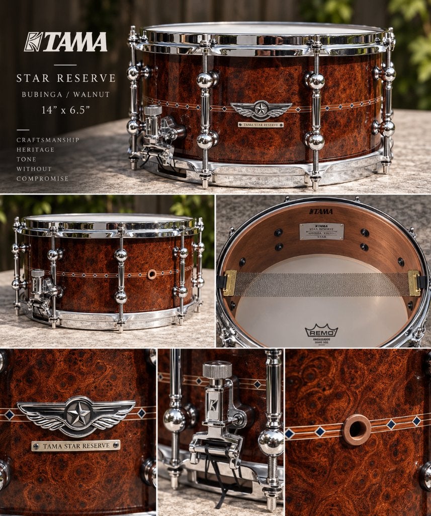 Tama Star Reserve Bubinga Walnut