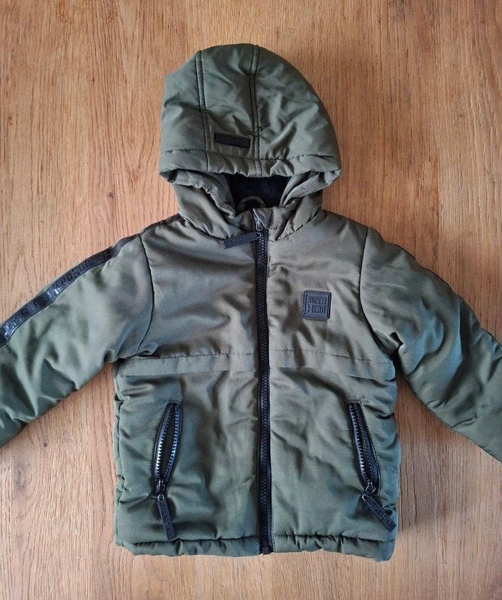 Groene winterjas, maat 86 van Baby Blue, Gebruikt, Baby Blue, Ophalen of Verzenden, Jasje