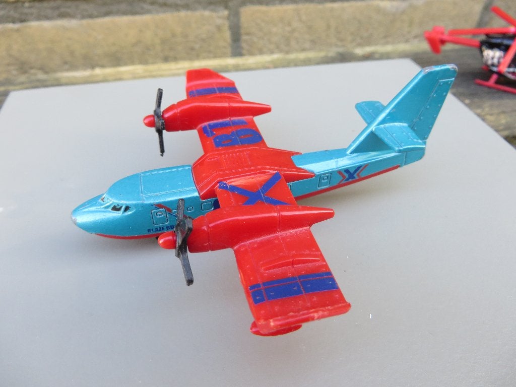 Matchbox Sky Busters Blaze Buster water bomber airplane, Ophalen of Verzenden, Zo goed als nieuw, Auto