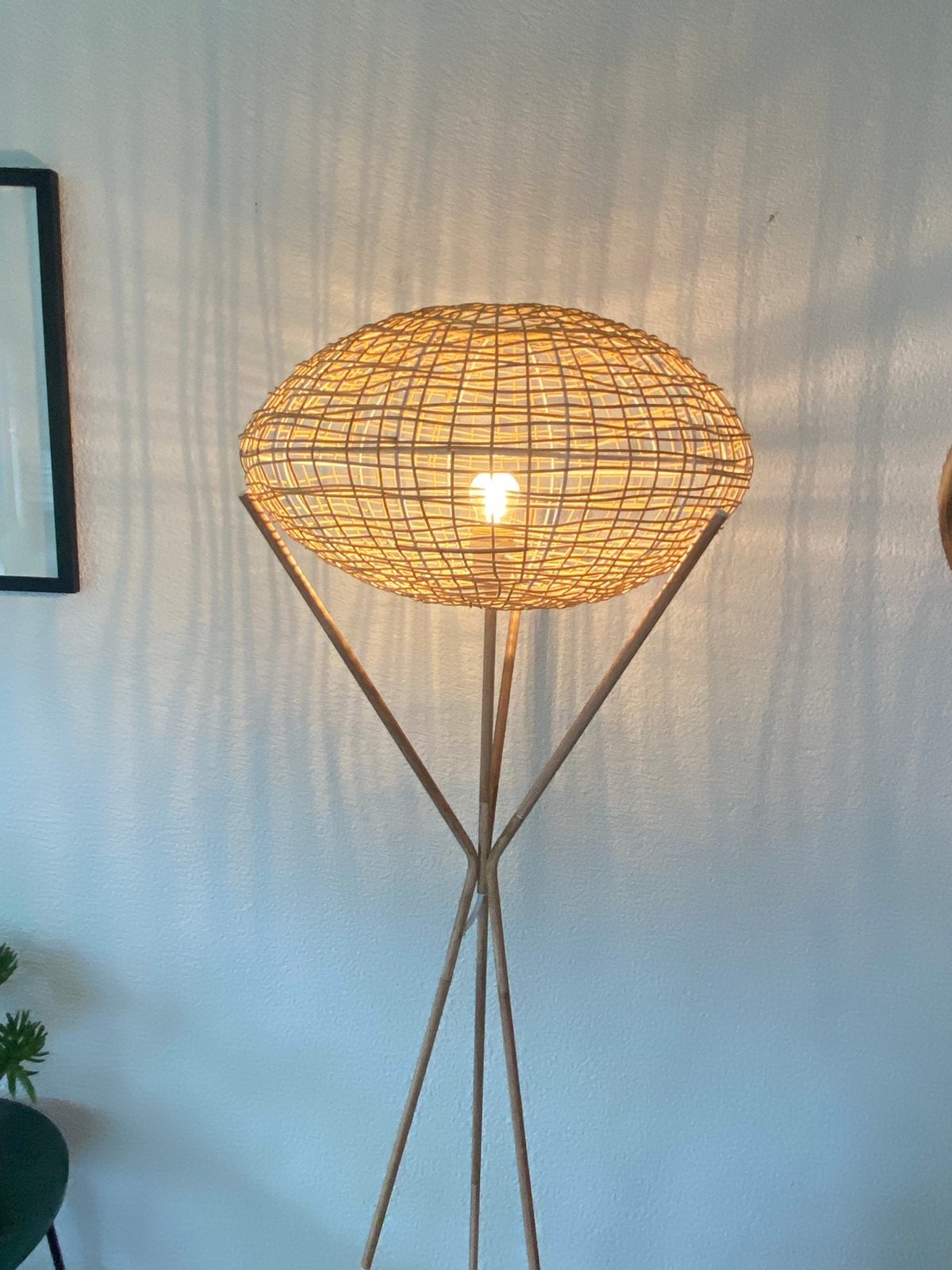 Mooie vloerlamp 165 cm, Ophalen, Zo goed als nieuw, 150 tot 200 cm