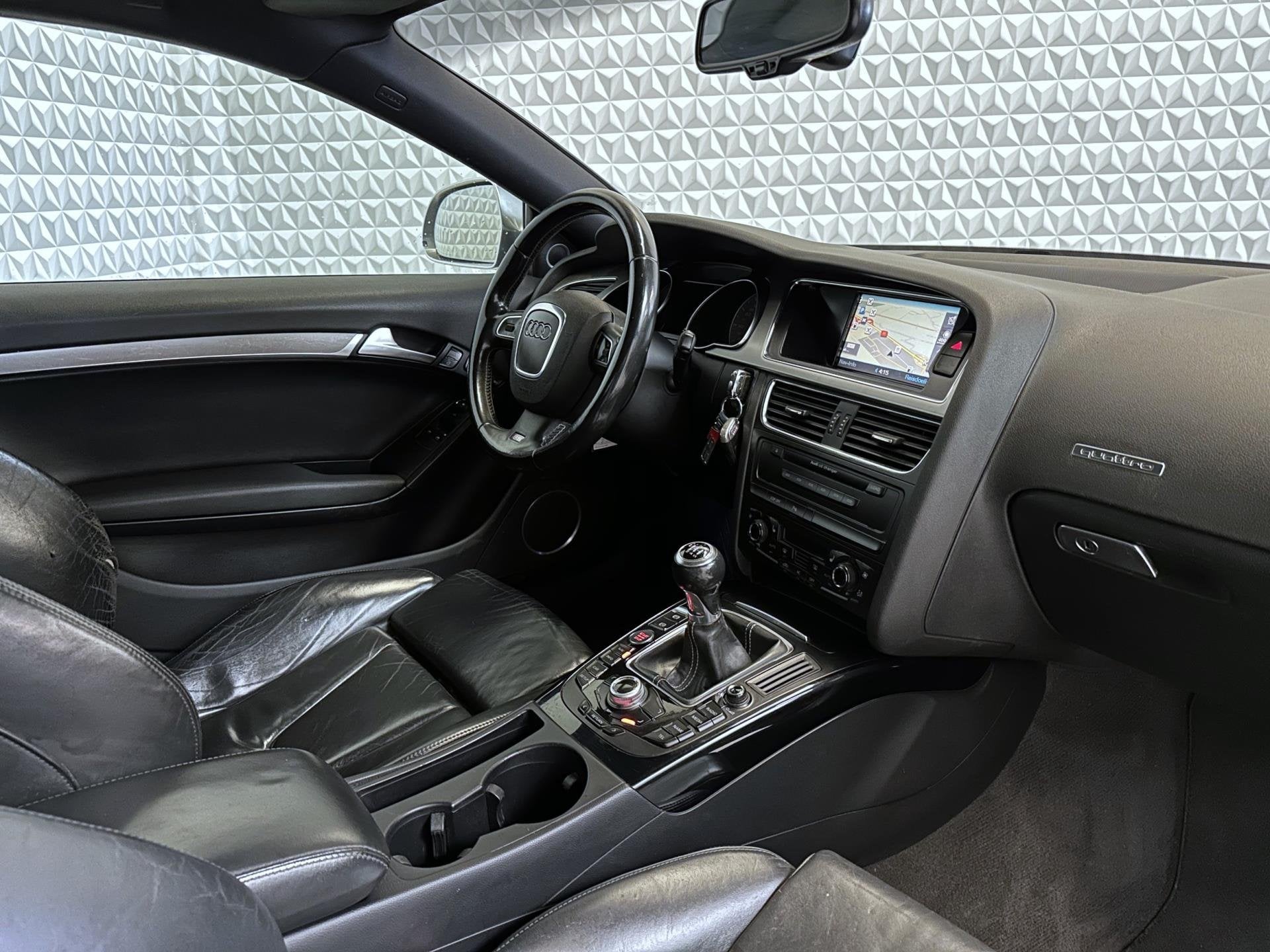Audi S5 Coupé 4.2 FSI S5 Quattro Leer Navi Xenon PDC, Auto's, Gebruikt, 4 stoelen, Zwart, Leder