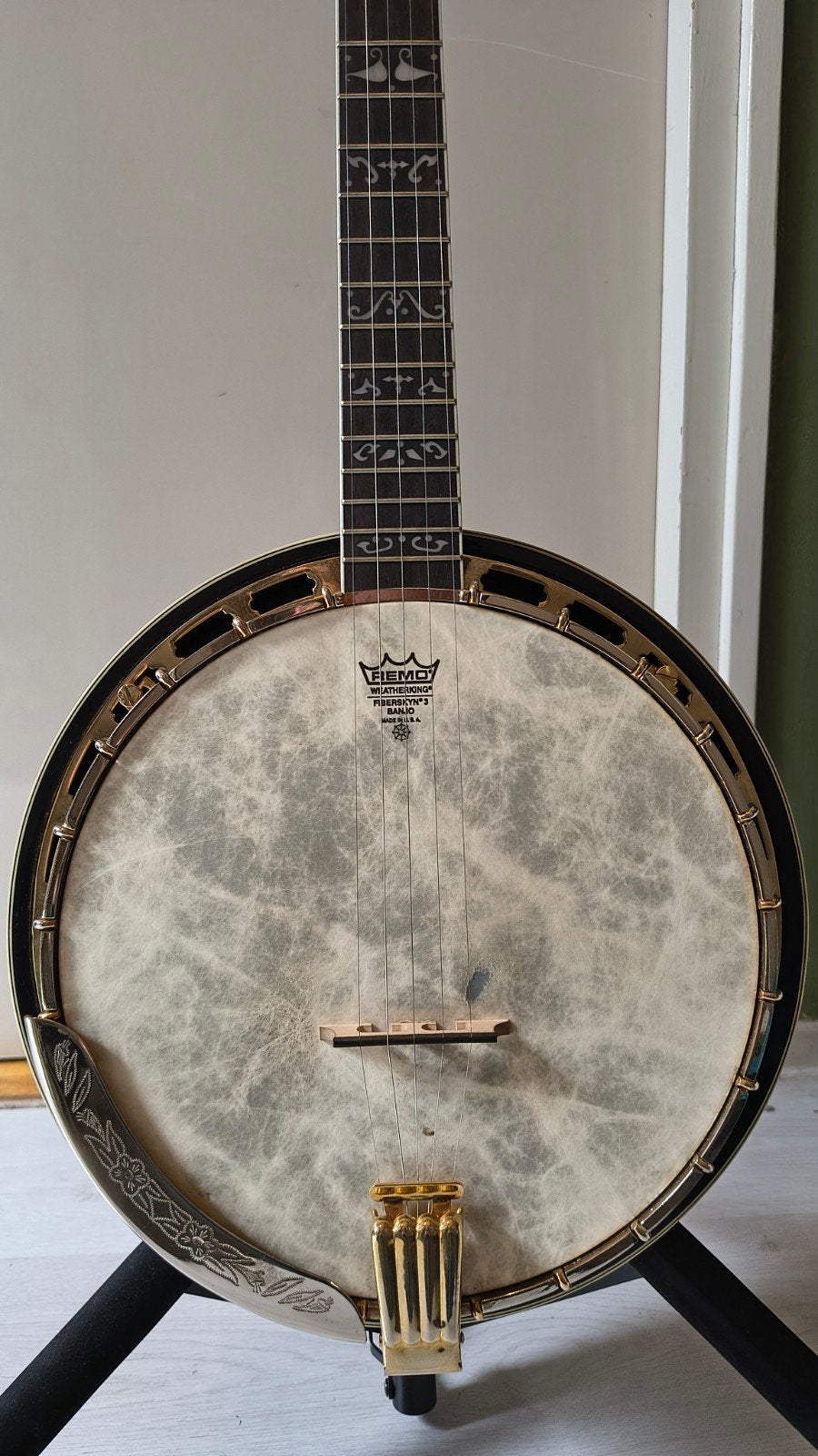 Samick Artist Series 5-string Banjo McIntyre pickup, Muziek en Instrumenten, Snaarinstrumenten | Banjo's, Ophalen, Zo goed als nieuw