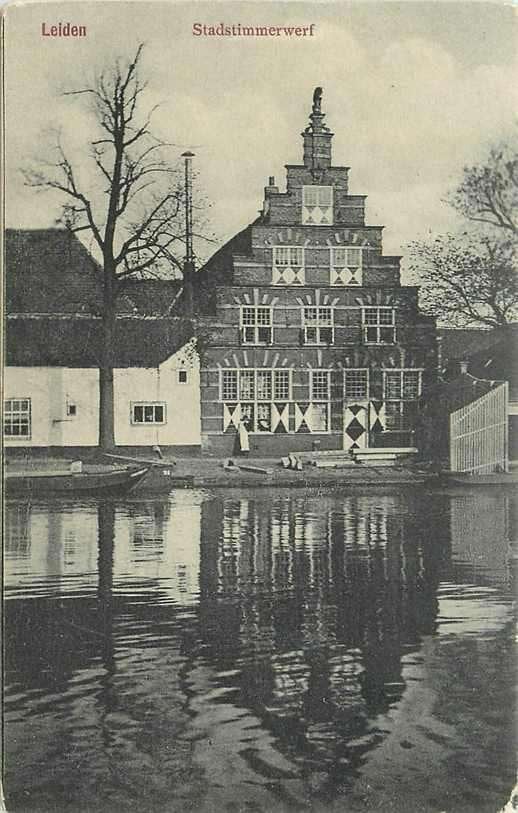 377-344-005 Leiden Stadstimmerwerf, Verzenden, Voor 1920, Zuid-Holland